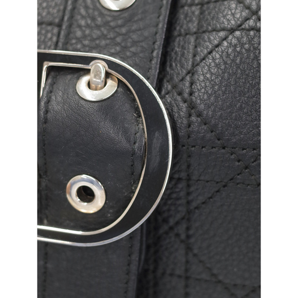 Christian Dior Cannage Semi-Shoulder Bag Black - Picture 6 of 8